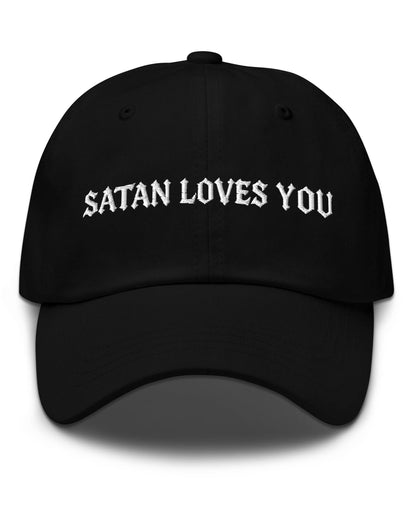 SATAN LOVES YOU Dad Hat
