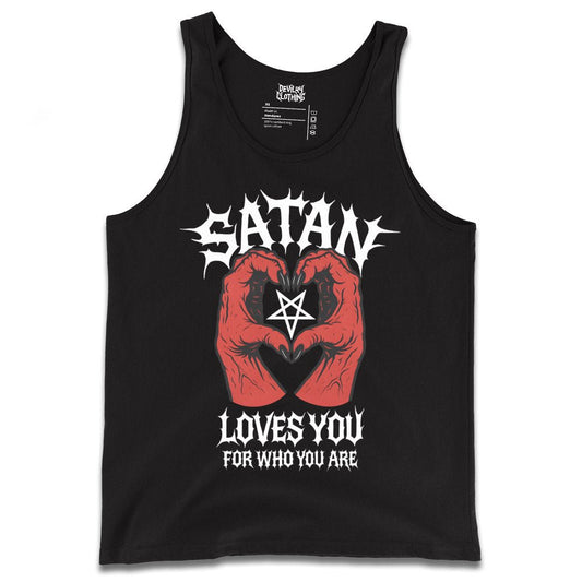 Satan Loves You For Who You Are Tank Top