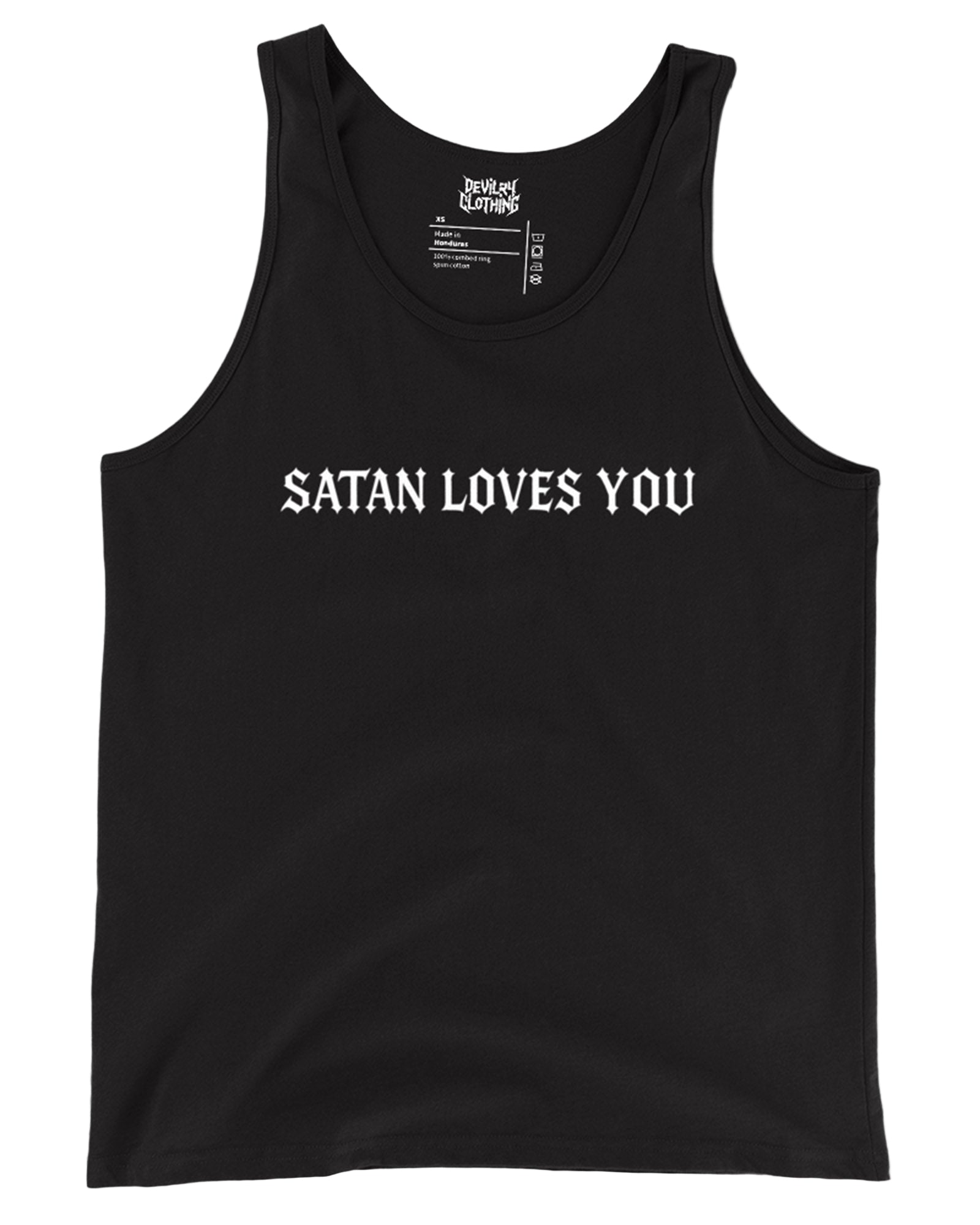 SATAN LOVES YOU Tank Top | Devilry Clothing