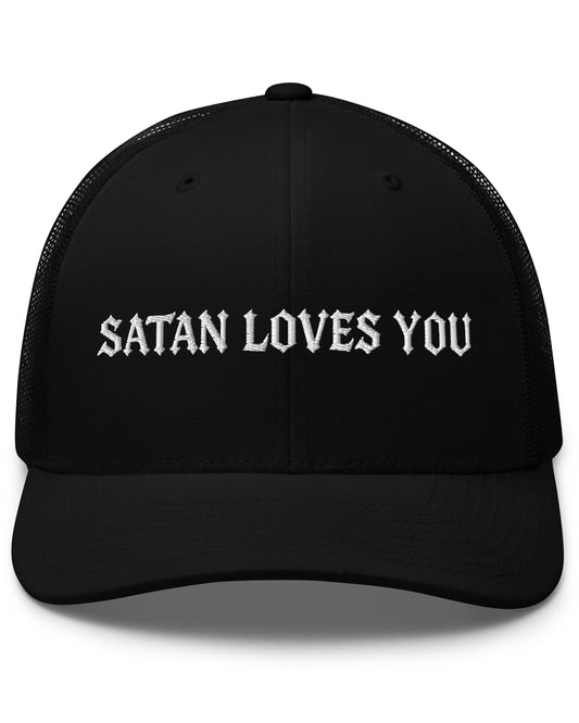 SATAN LOVES YOU Trucker Hat