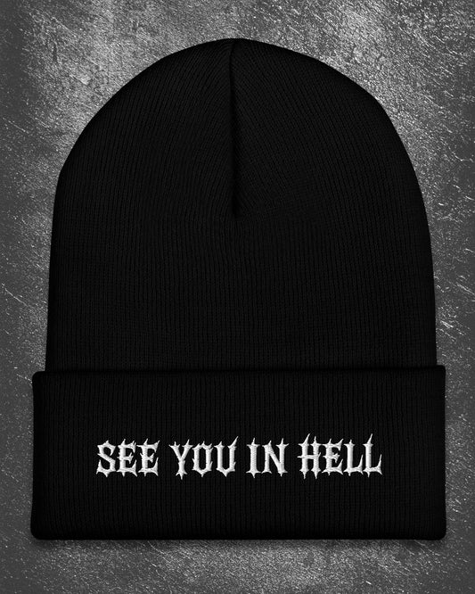 SEE YOU IN HELL Beanie
