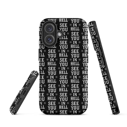 SEE YOU IN HELL iPhone Case