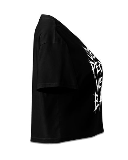 Sexy People Wear Black Crop Top