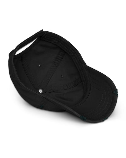 Sexy People Wear Black Distressed Dad Hat