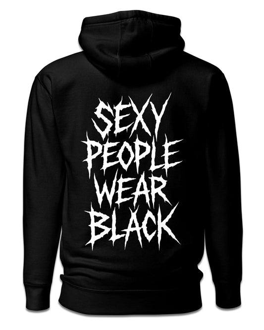Sexy People Wear Black Hoodie