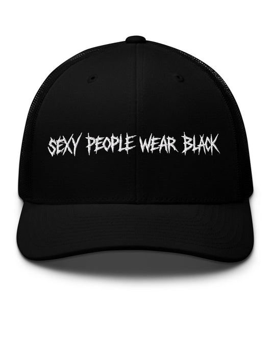 Sexy People Wear Black Trucker Cap