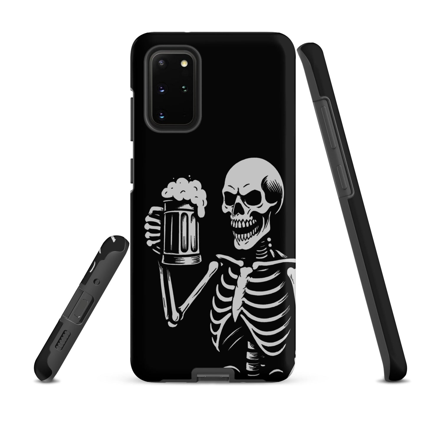 Skeleton Drinking Beer Phone Case for Samsung