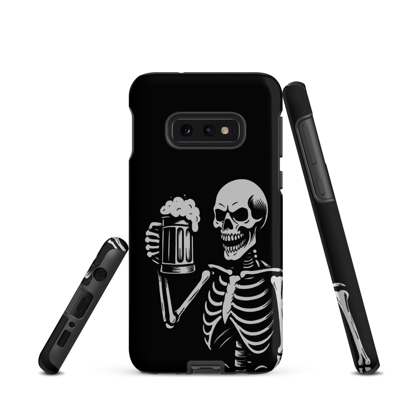 Skeleton Drinking Beer Phone Case for Samsung