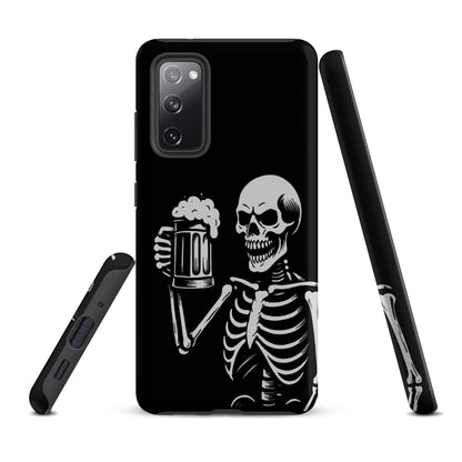 Skeleton Drinking Beer Phone Case for Samsung