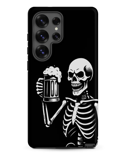 Skeleton Drinking Beer Phone Case for Samsung
