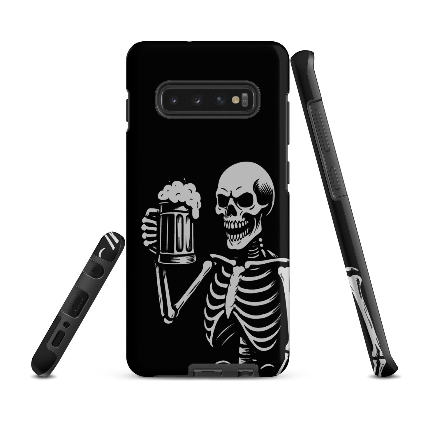 Skeleton Drinking Beer Phone Case for Samsung