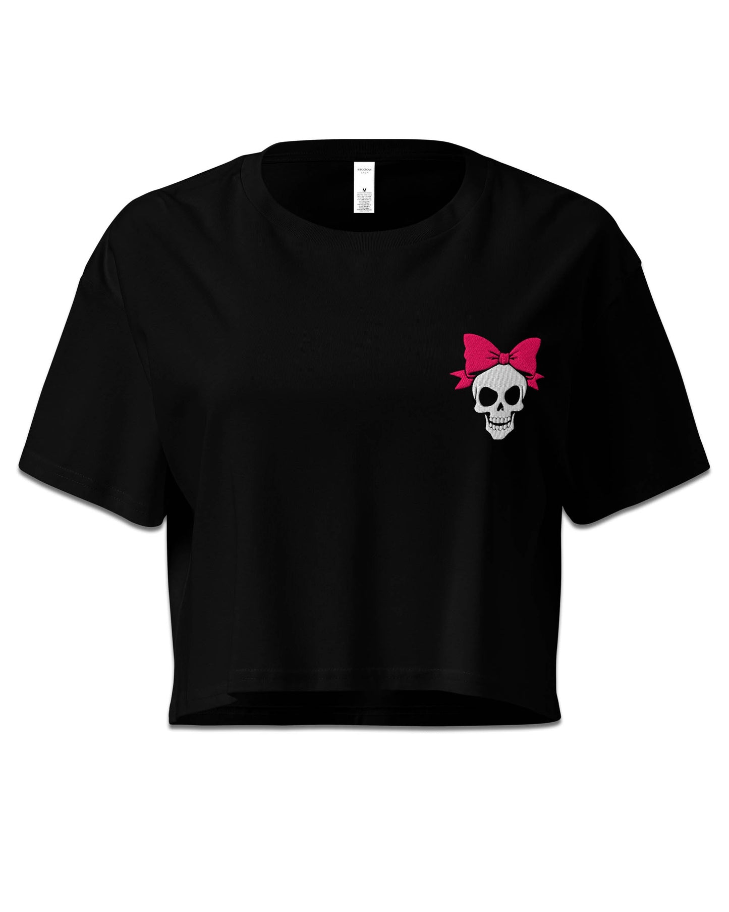 Skull Bow Crop Top