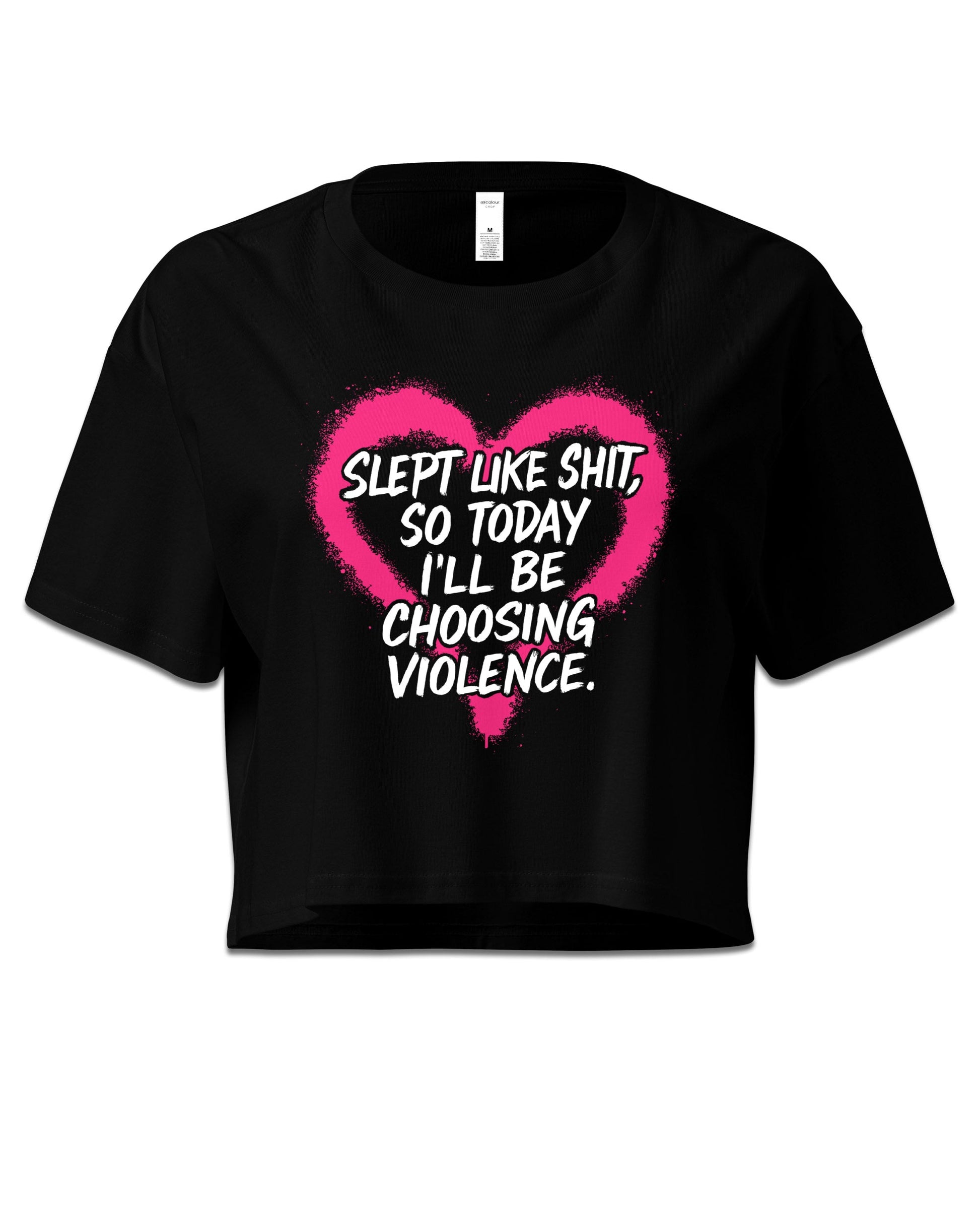 Slept Like Shit Crop Top