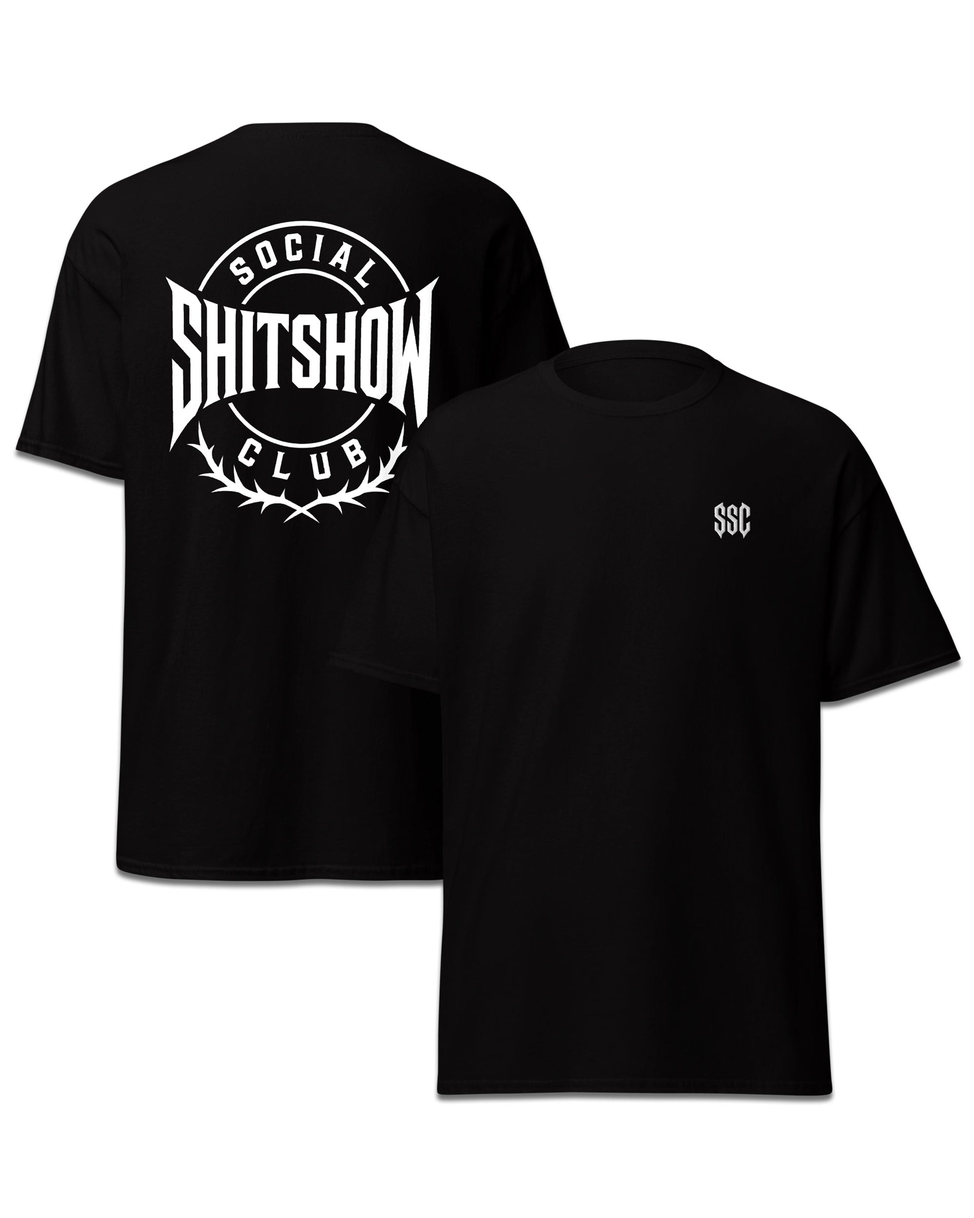 Social Shitshow Club Back Print T-Shirt