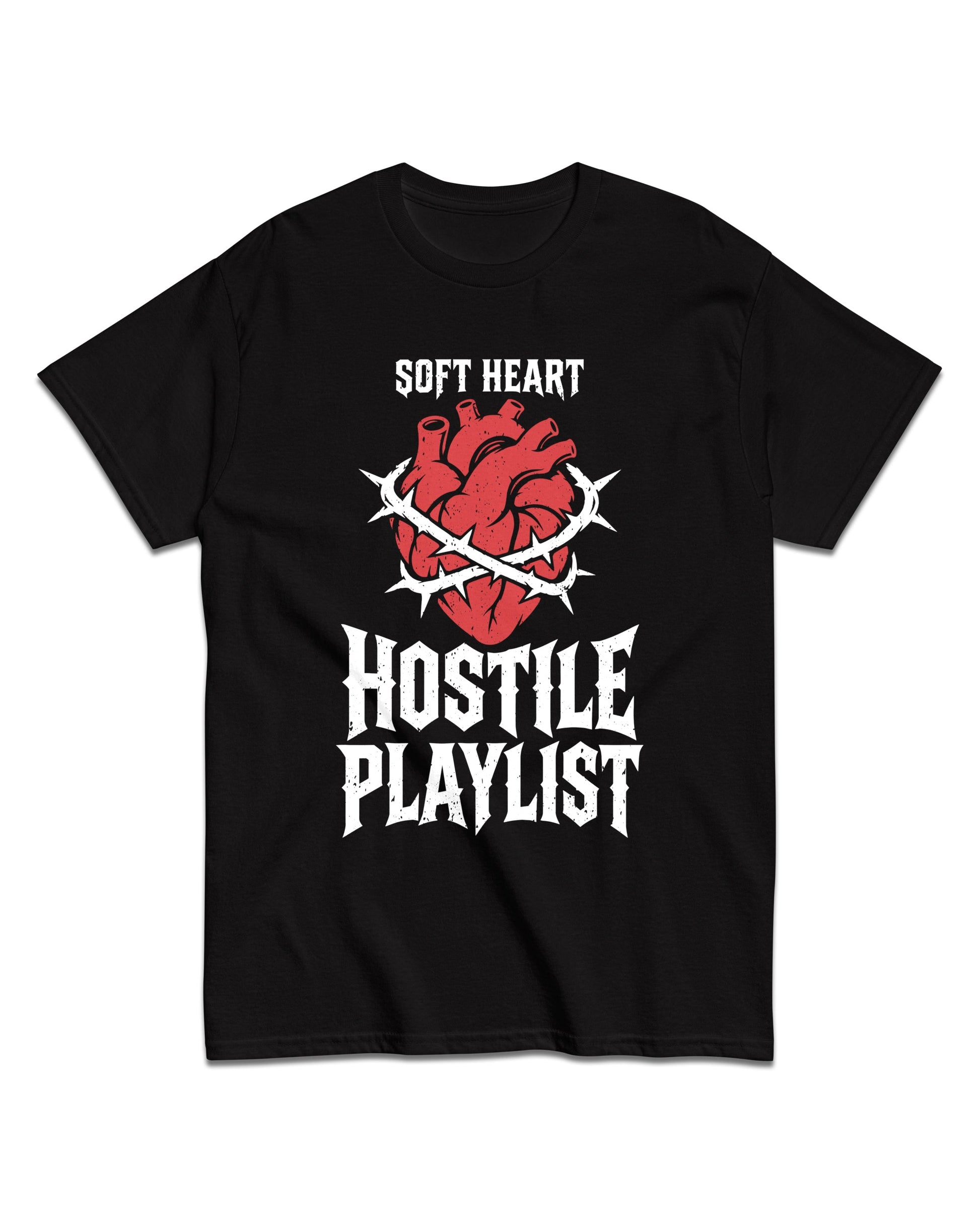Soft Heart. Hostile Playlist. T-Shirt