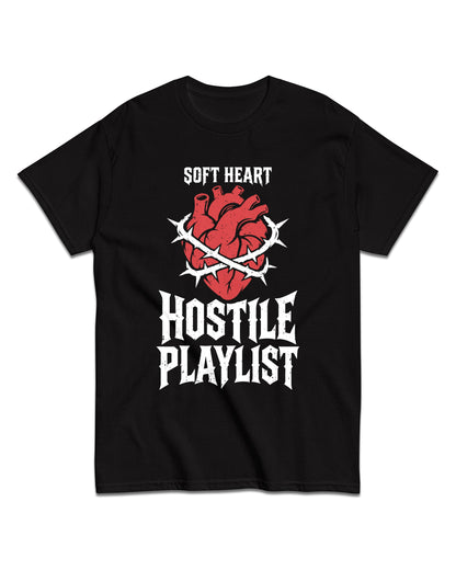 Soft Heart. Hostile Playlist. T-Shirt