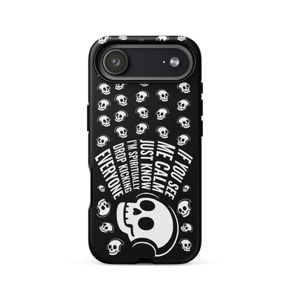 Spiritually Drop Kicking Everyone iPhone Tough Case