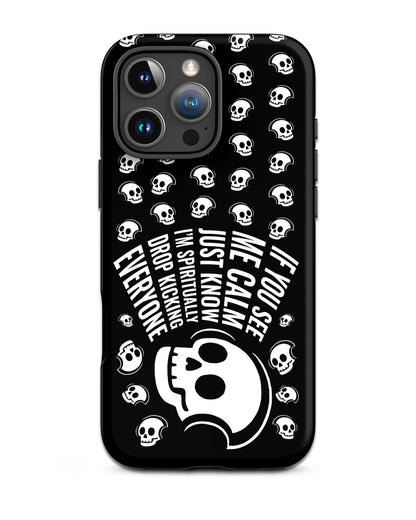 Spiritually Drop Kicking Everyone iPhone Tough Case