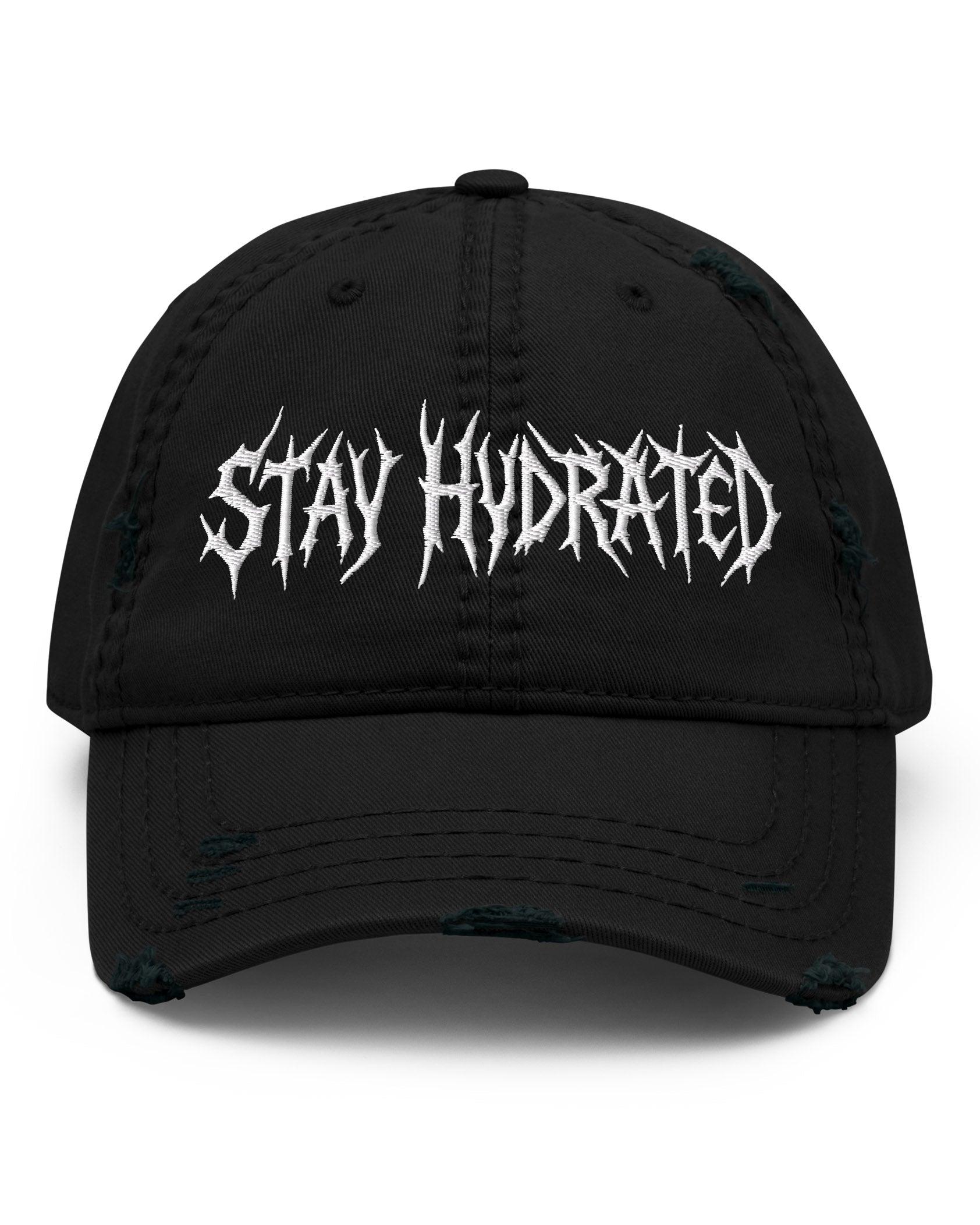 Stay Hydrated Distressed Dad Hat