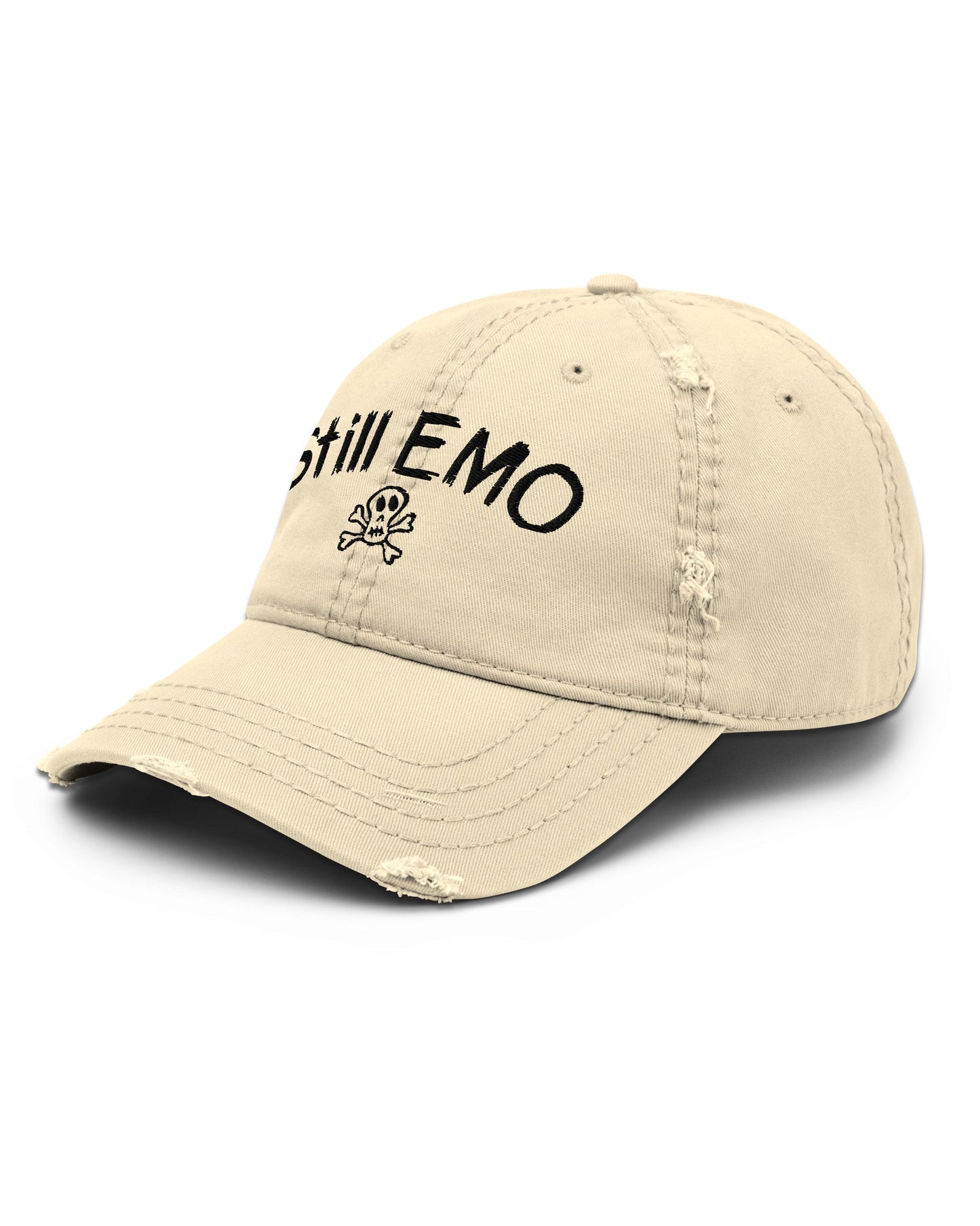 Still Emo Distressed Dad Hat