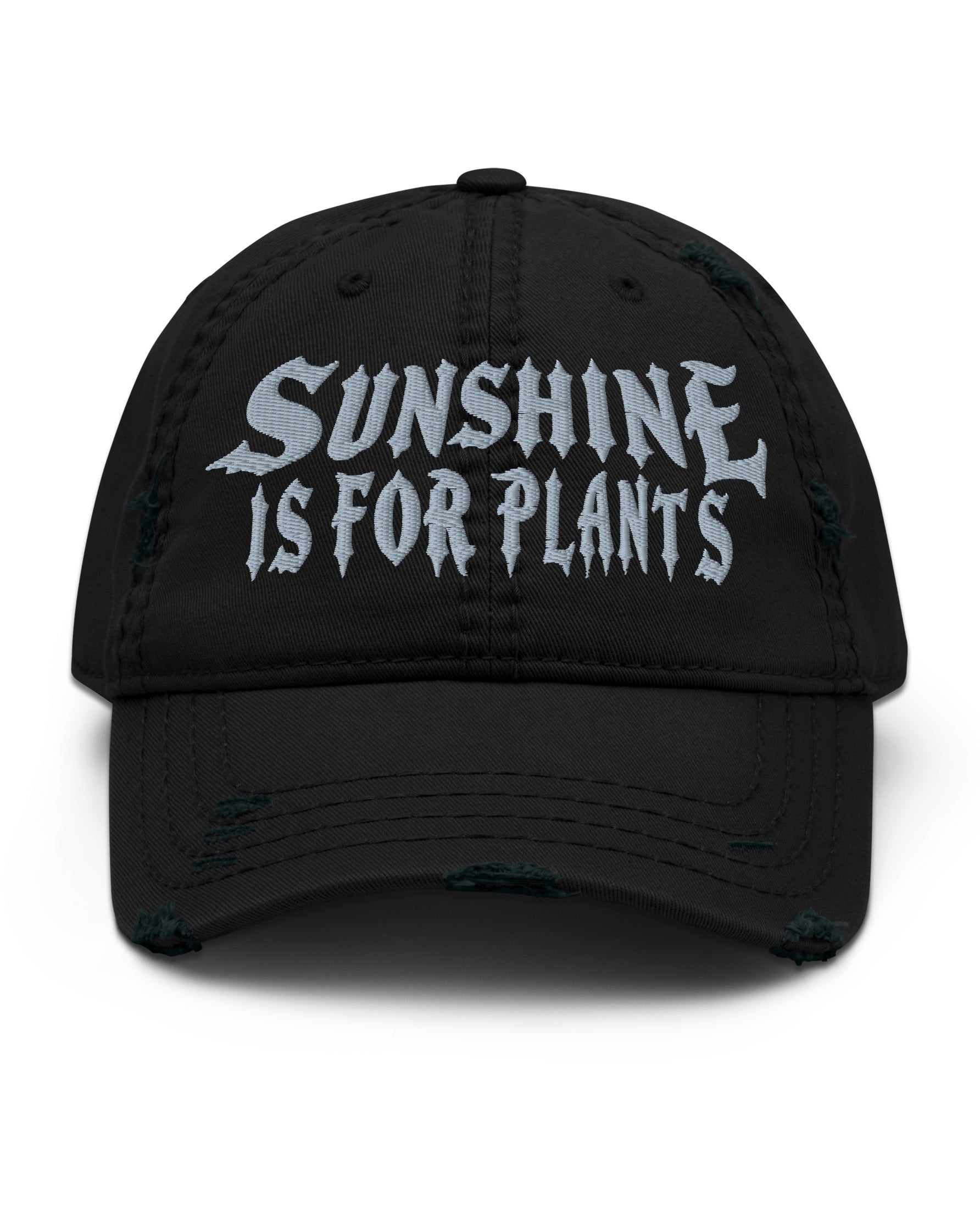 Sunshine Is For Plants Distressed Dad Hat