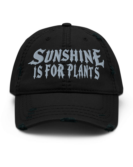 Sunshine Is For Plants Distressed Dad Hat