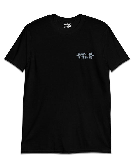 Sunshine Is For Plants Embroidered T-Shirt