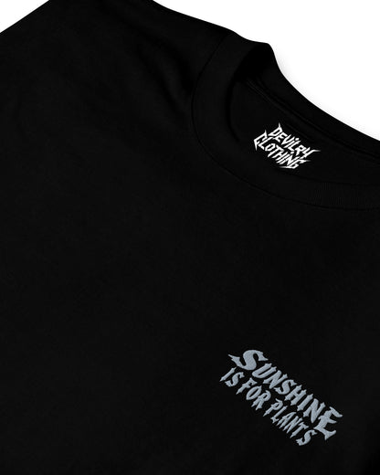 Sunshine Is For Plants Embroidered T-Shirt