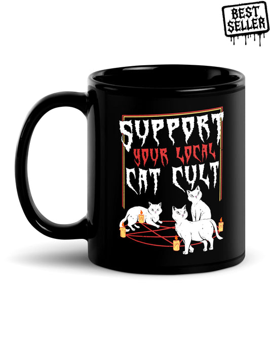 Support Your Local Cat Cult Mug