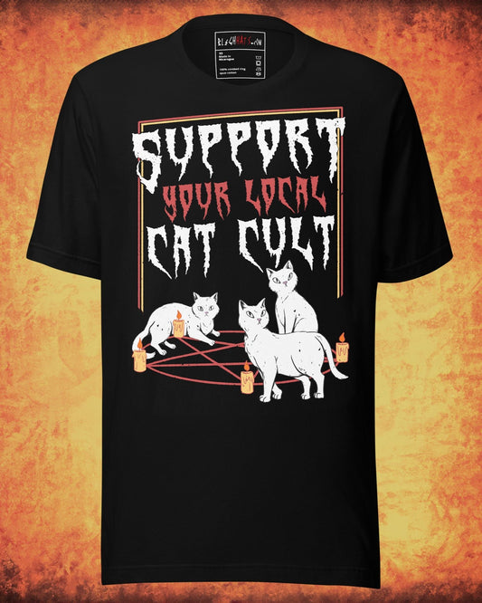 Support Your Local Cat Cult T-Shirt