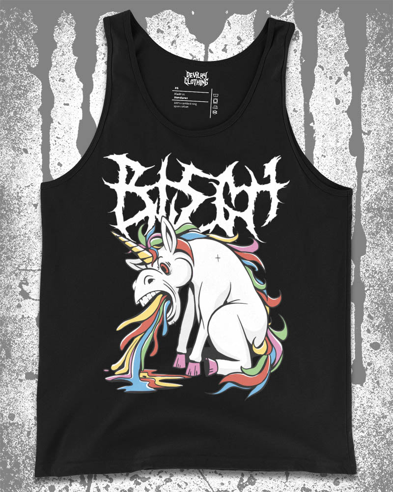 BLEGH UNICORN VOMIT Tank Top