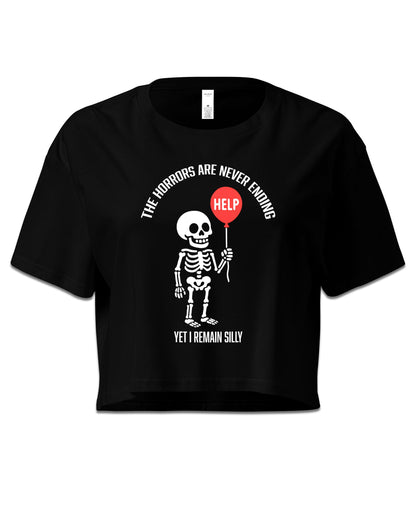 The Horrors Are Never Ending Crop Top
