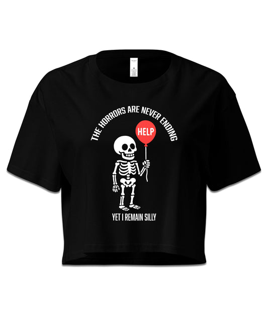 The Horrors Are Never Ending Crop Top