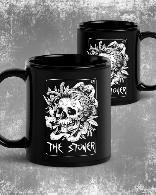 The Stoner Tarot Card Mug Skeleton