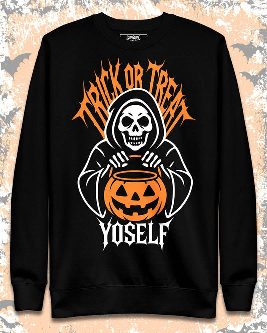 Trick or Treat Yoself Sweatshirt