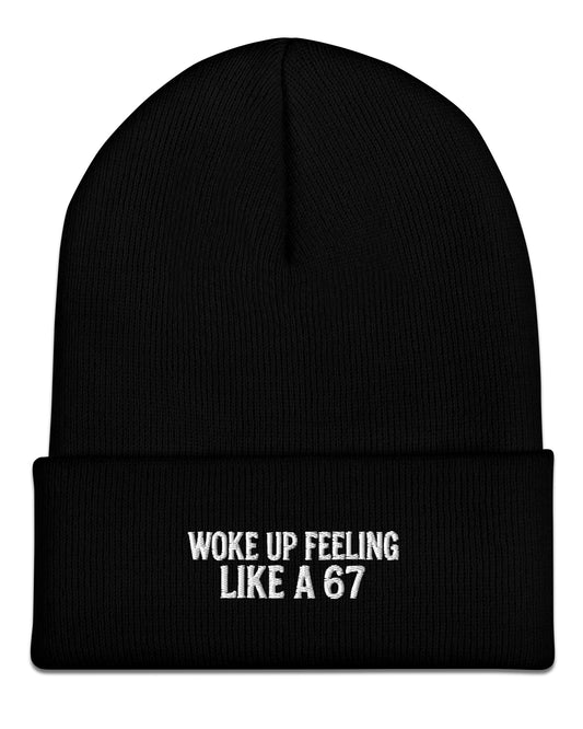 WOKE UP FEELING LIKE A 67 Beanie