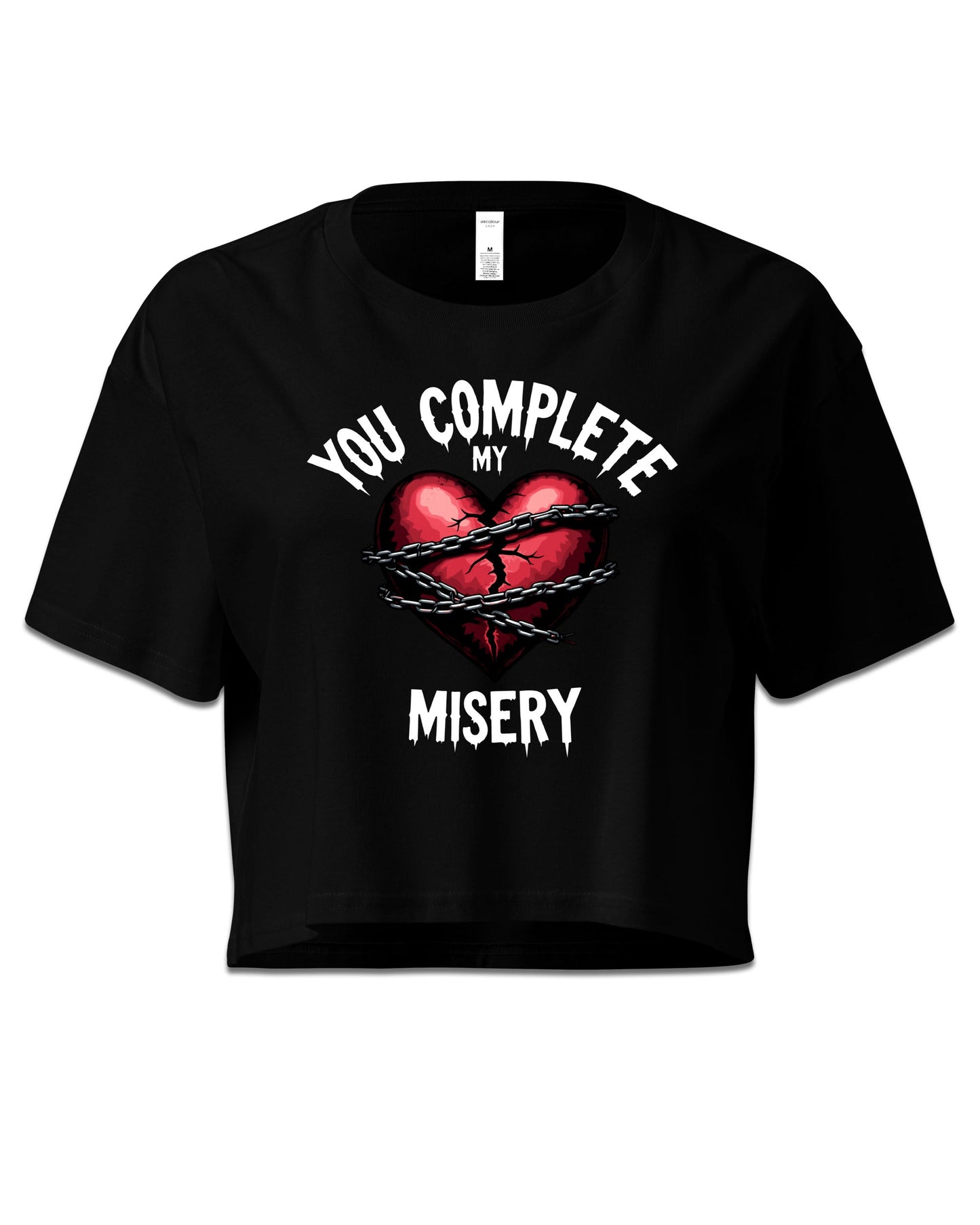 You Complete My Misery Crop Top