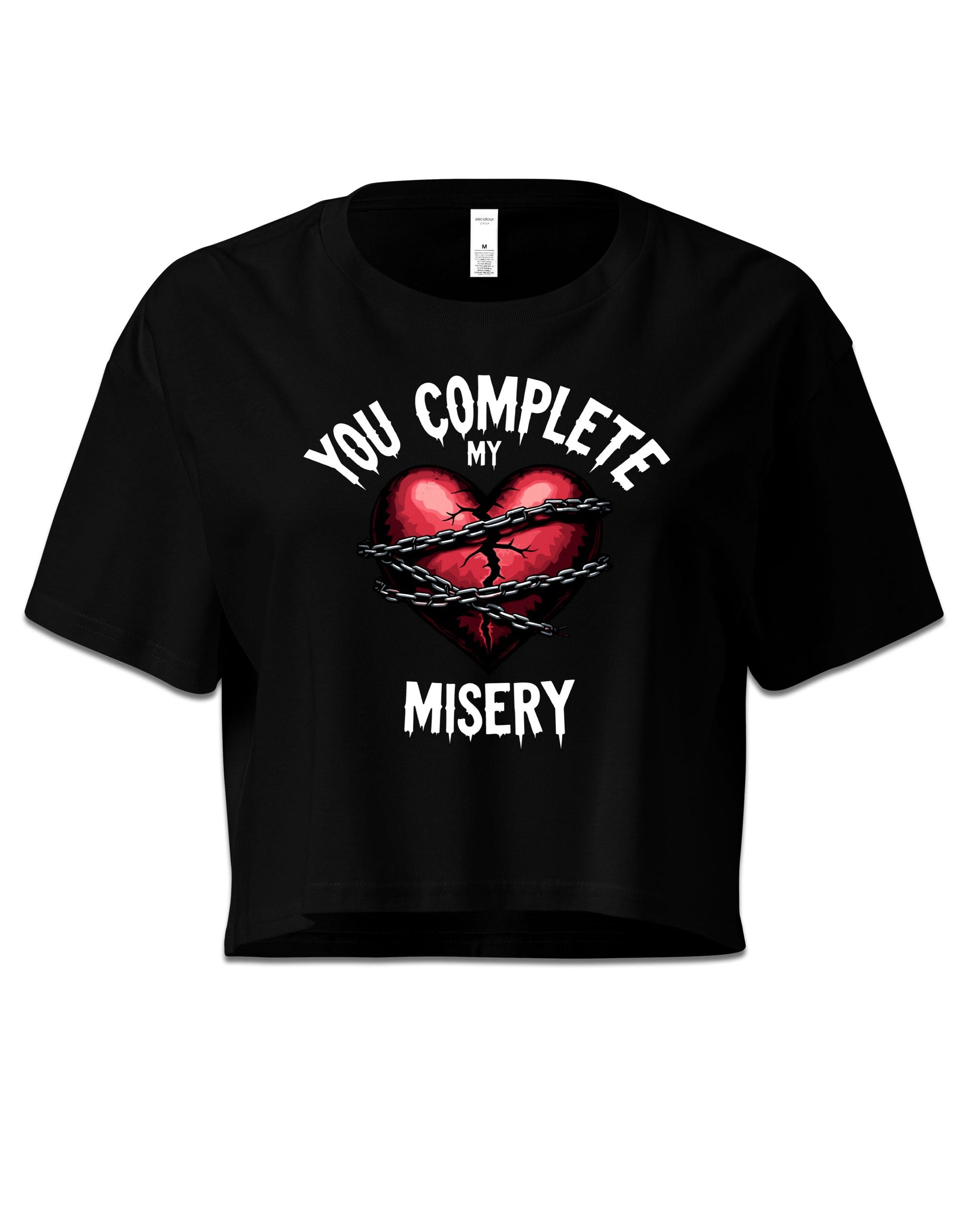 You Complete My Misery Crop Top