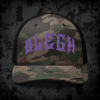 Blegh Camouflage Trucker Hat