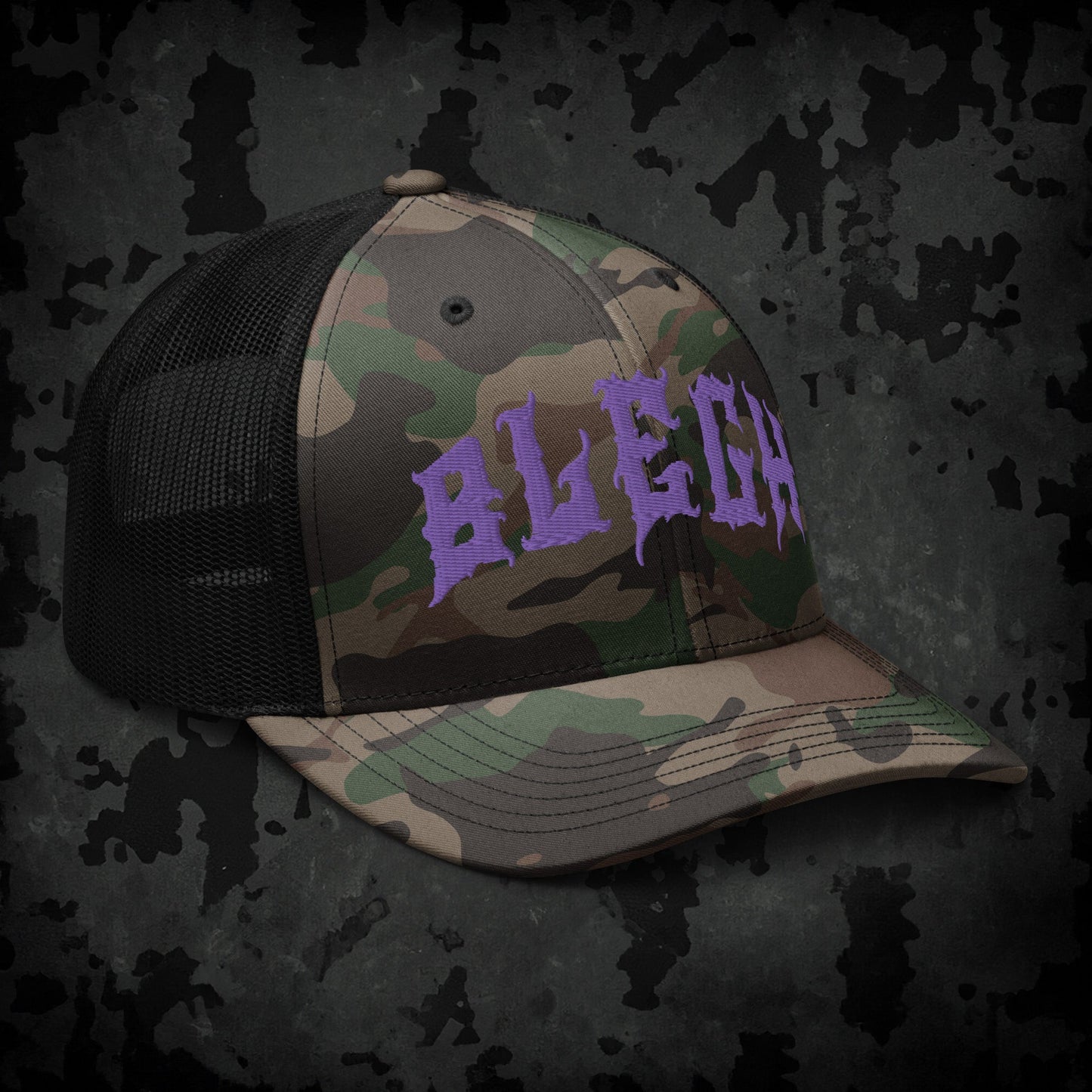 Blegh Camouflage Trucker Hat