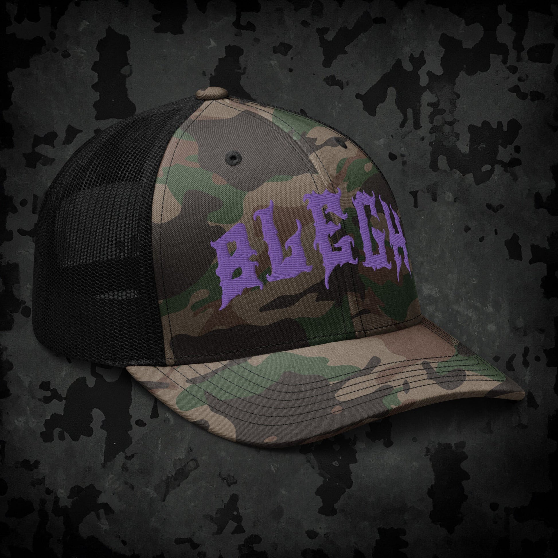 Blegh Camouflage Trucker Hat