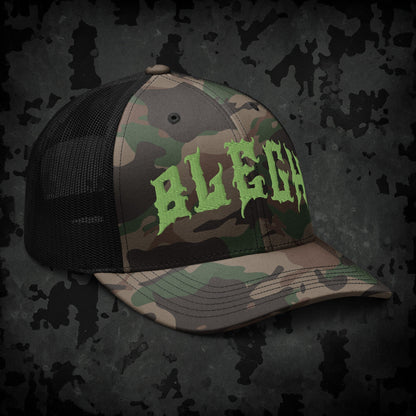 Blegh Camouflage Trucker Hat