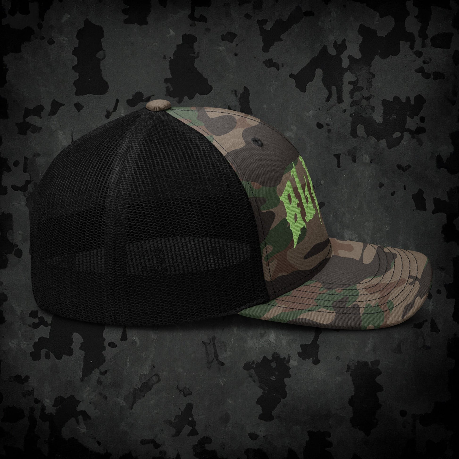 Blegh Camouflage Trucker Hat