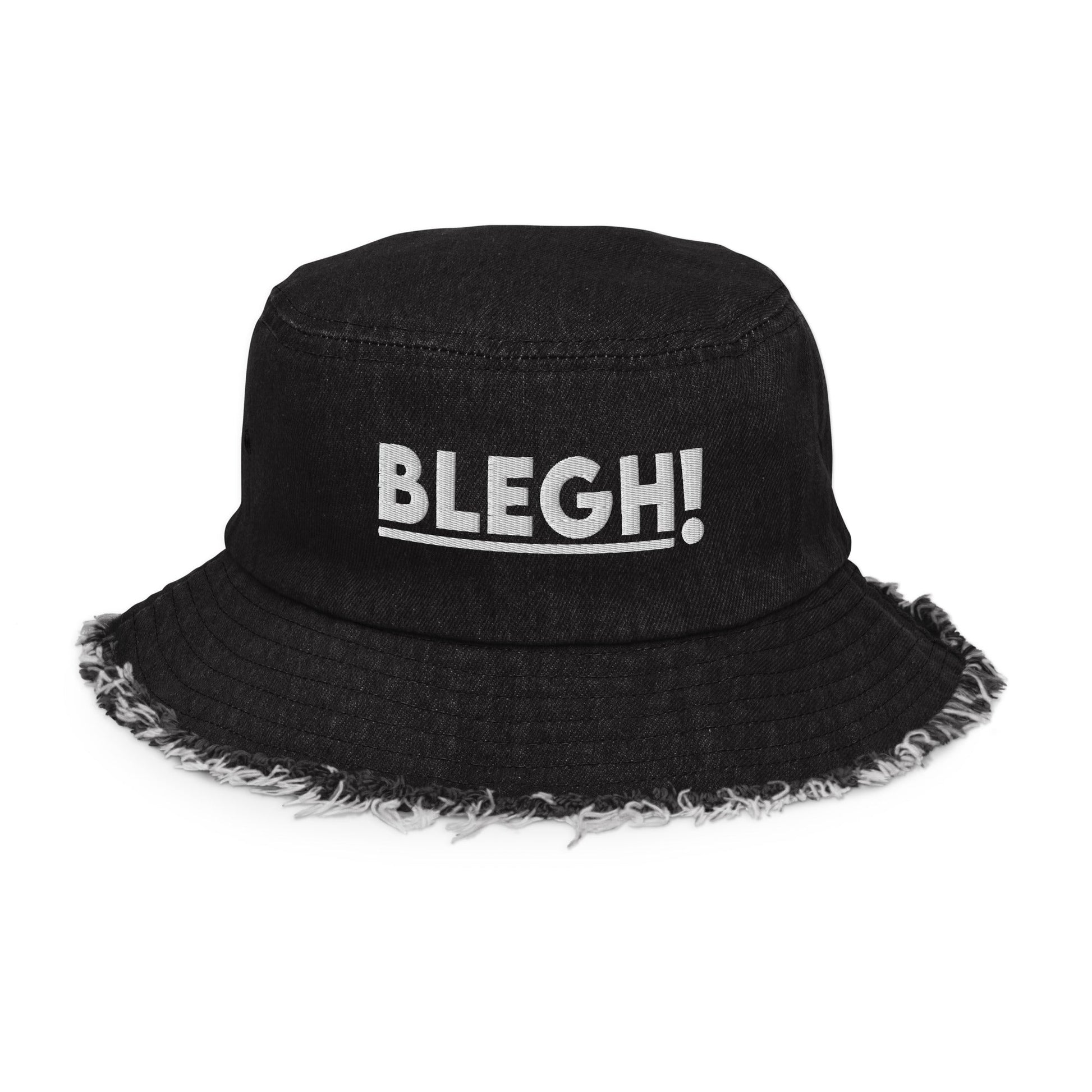 Classic Blegh Distressed Bucket Hat