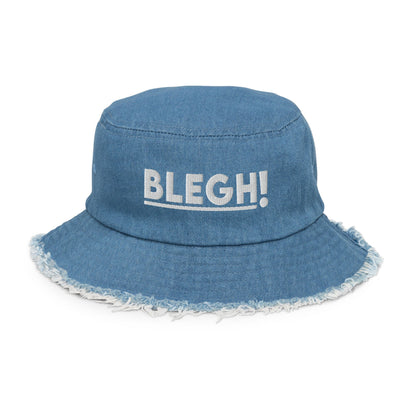 Classic Blegh Distressed Bucket Hat