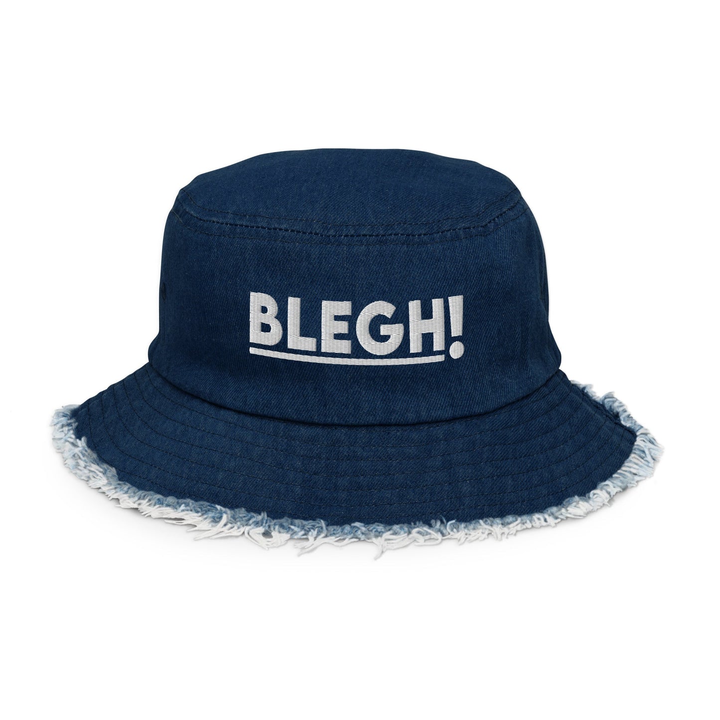 Classic Blegh Distressed Bucket Hat