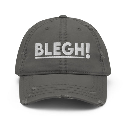 Classic Blegh Distressed Dad Hat