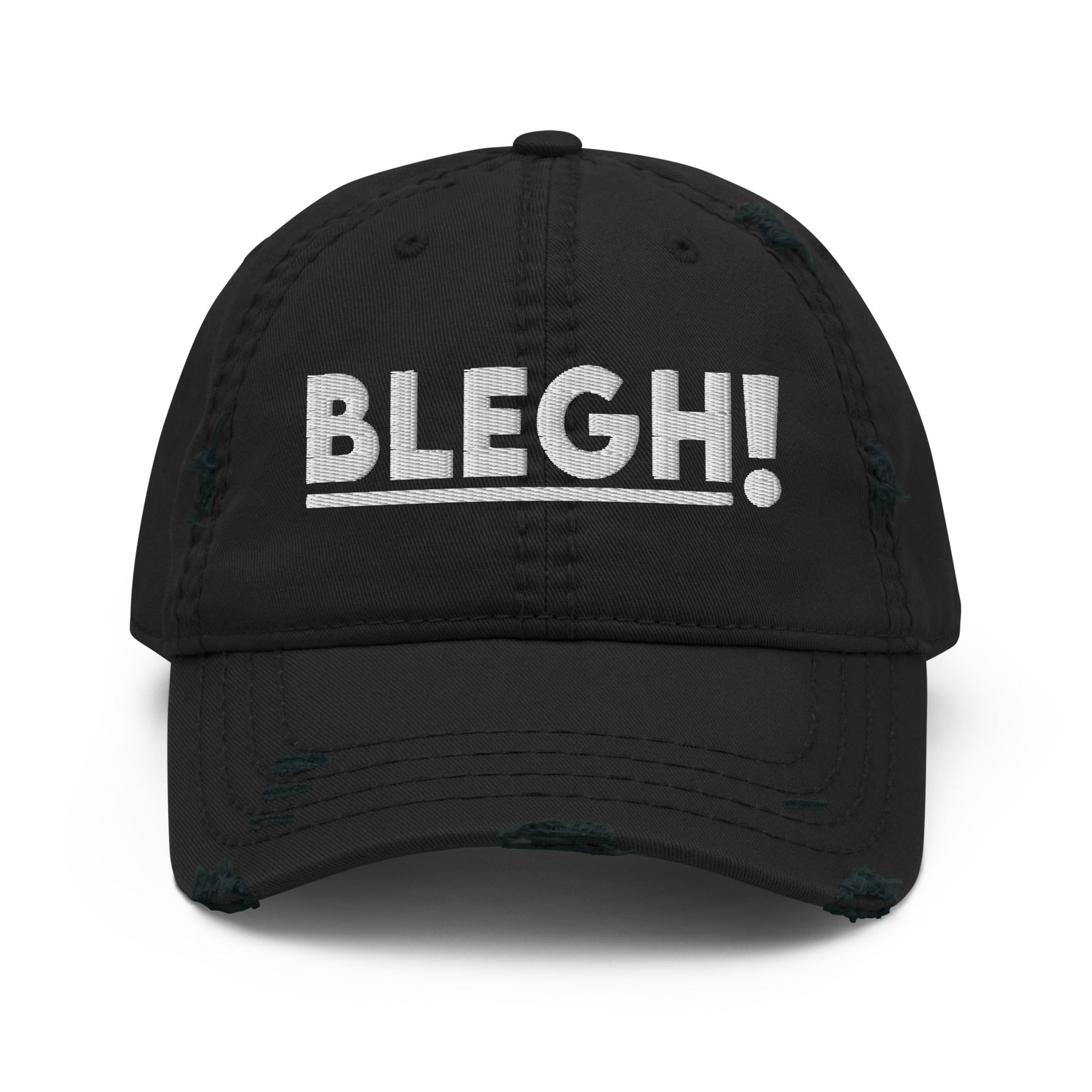 Classic Blegh Distressed Dad Hat