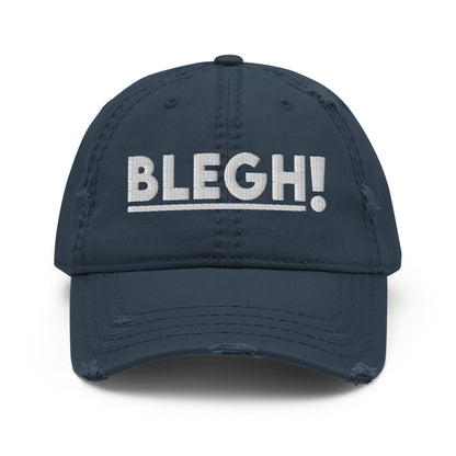 Classic Blegh Distressed Dad Hat