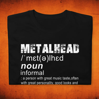 Funny Metalhead Definition T-Shirt